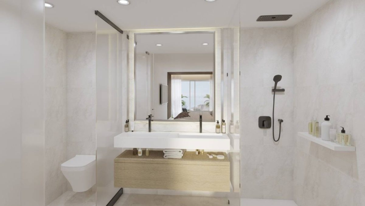 Villa de diseño con vistas panorámicas al mar en Fuengirola, Higuerón, Costa del Sol — Foto 16