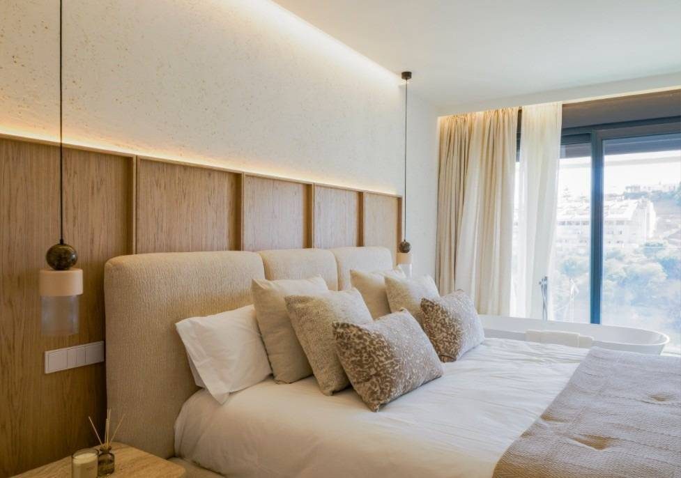 Villa de diseño con vistas panorámicas al mar en Fuengirola, Higuerón, Costa del Sol — Foto 29