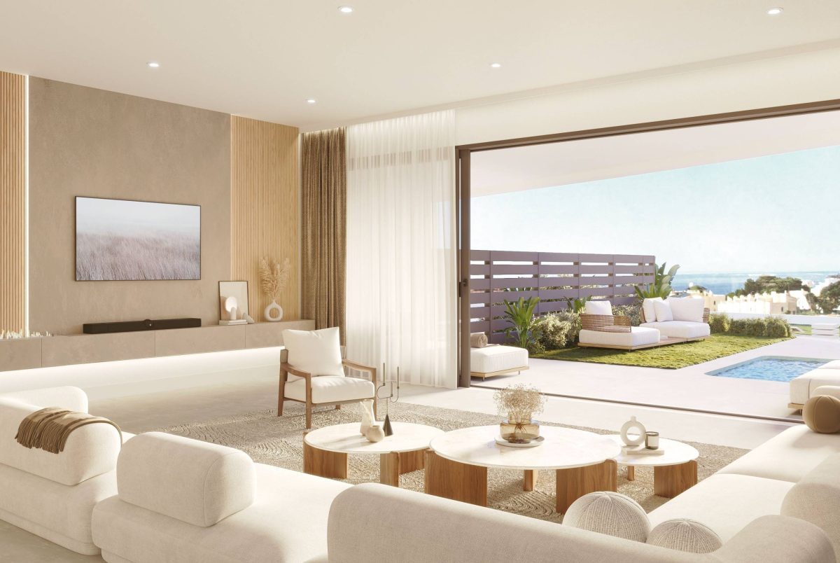 Villa de lujo de 3 dormitorios con vistas al mar en Fuengirola, Costa del Sol — Foto 4