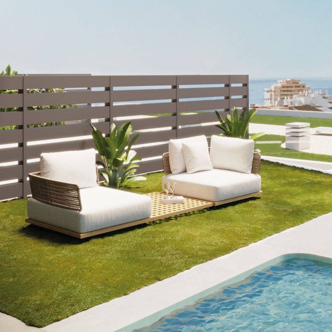 Villa de lujo de 3 dormitorios con vistas al mar en Fuengirola, Costa del Sol — Foto 5