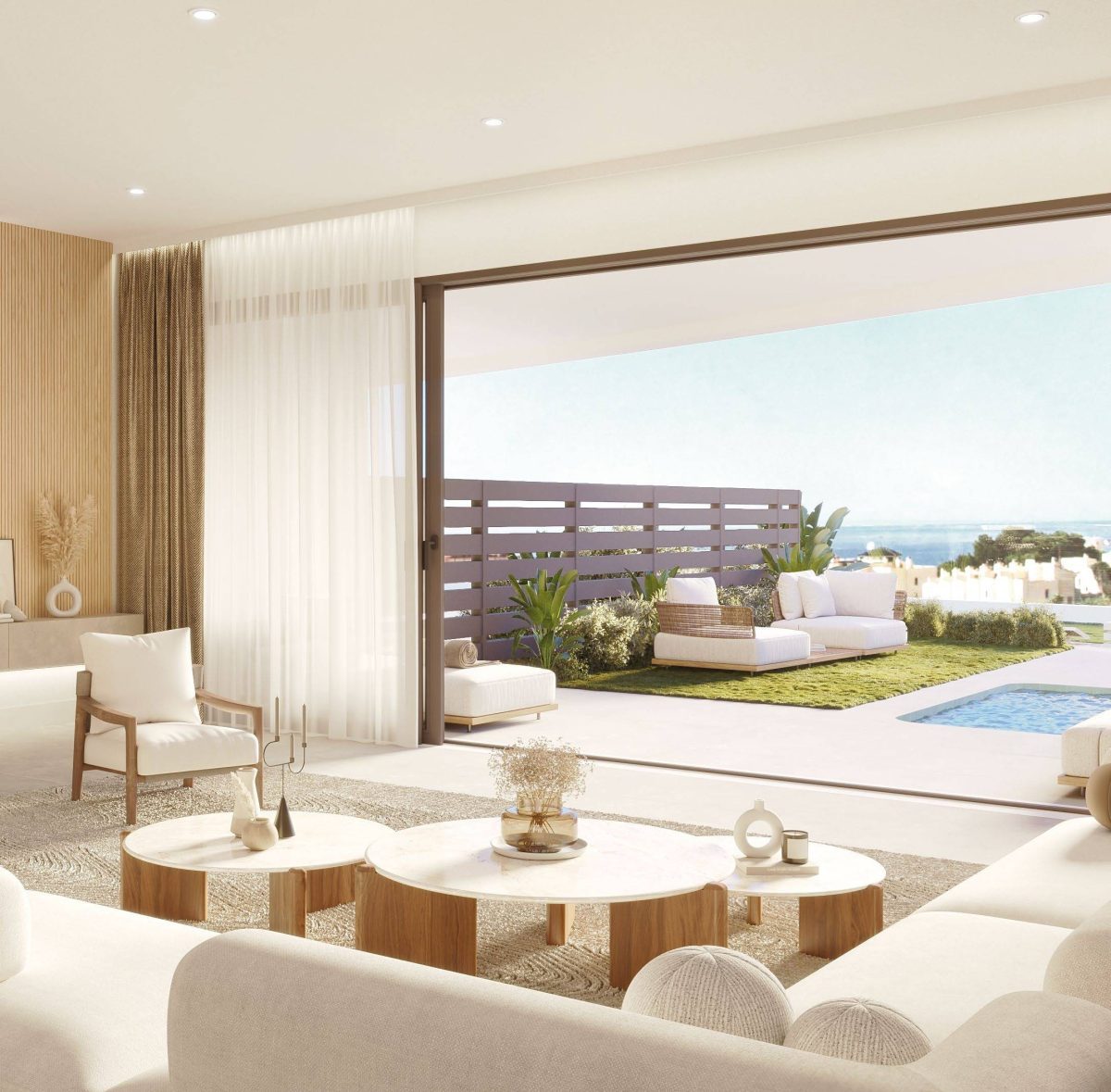 Villa de lujo de 3 dormitorios con vistas al mar en Fuengirola, Costa del Sol — Foto 6