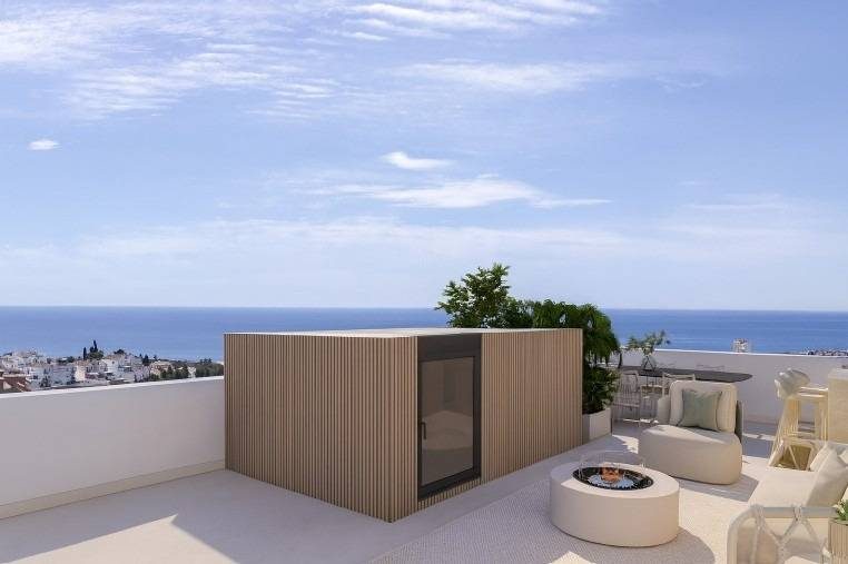 Casa adosada de 3 dormitorios con vistas al mar en Mijas Costa, Costa del Sol — Foto 9
