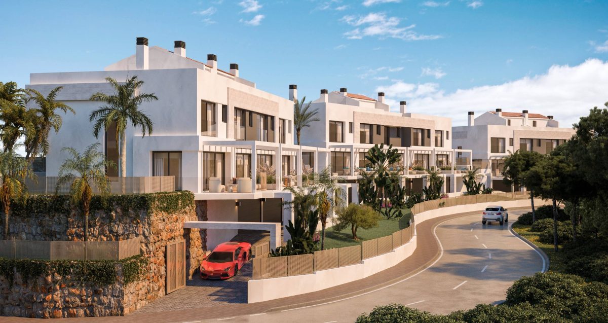 Casa adosada de 3 dormitorios con vistas al mar en Mijas Costa, Costa del Sol — Foto 13