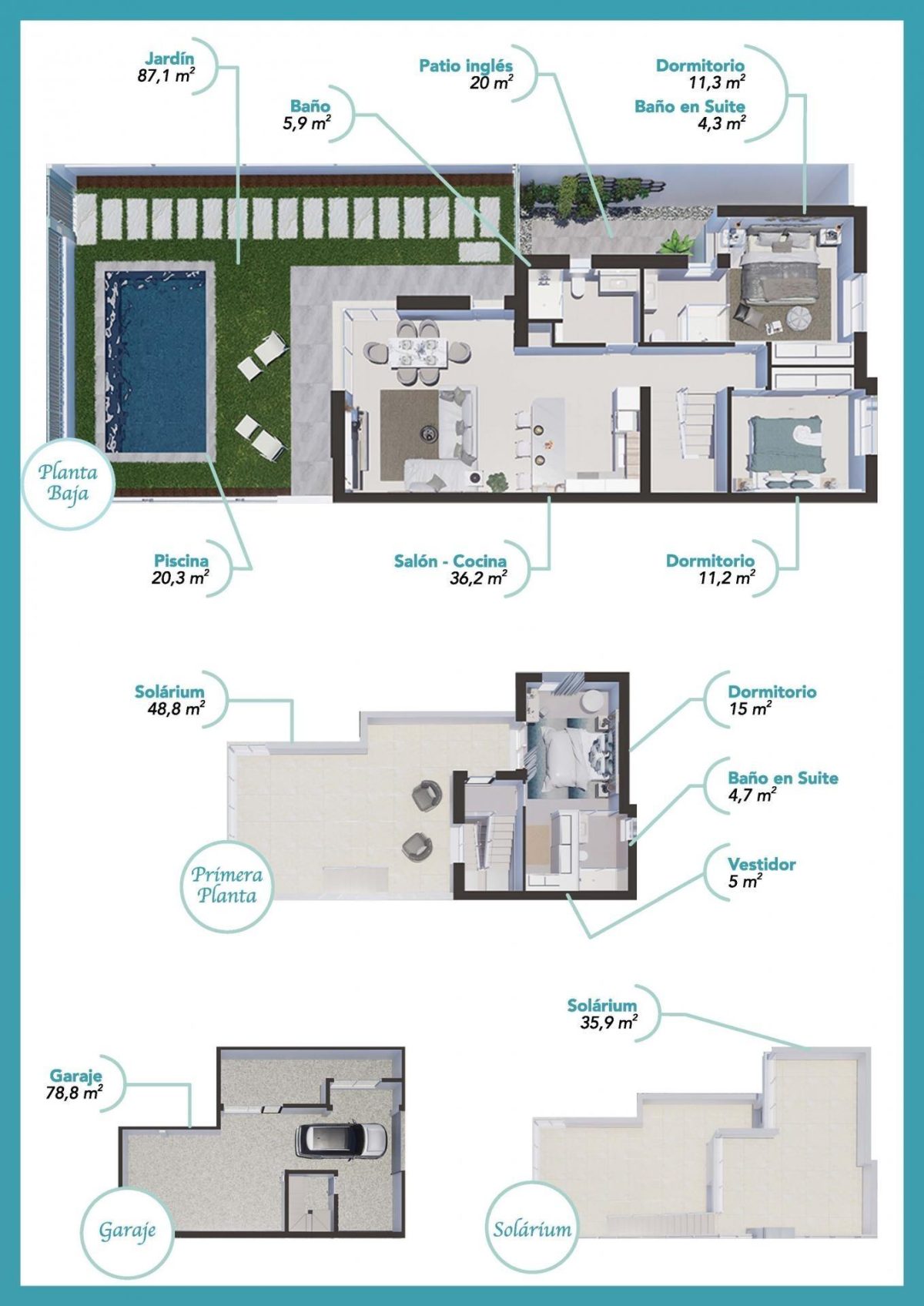 Moderno Chalet con Piscina a unos pasos del Mar — Foto 4