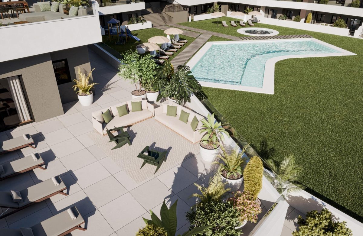Apartamento en San Miguel de Salinas con Amplias Terrazas y Piscina — Foto 12