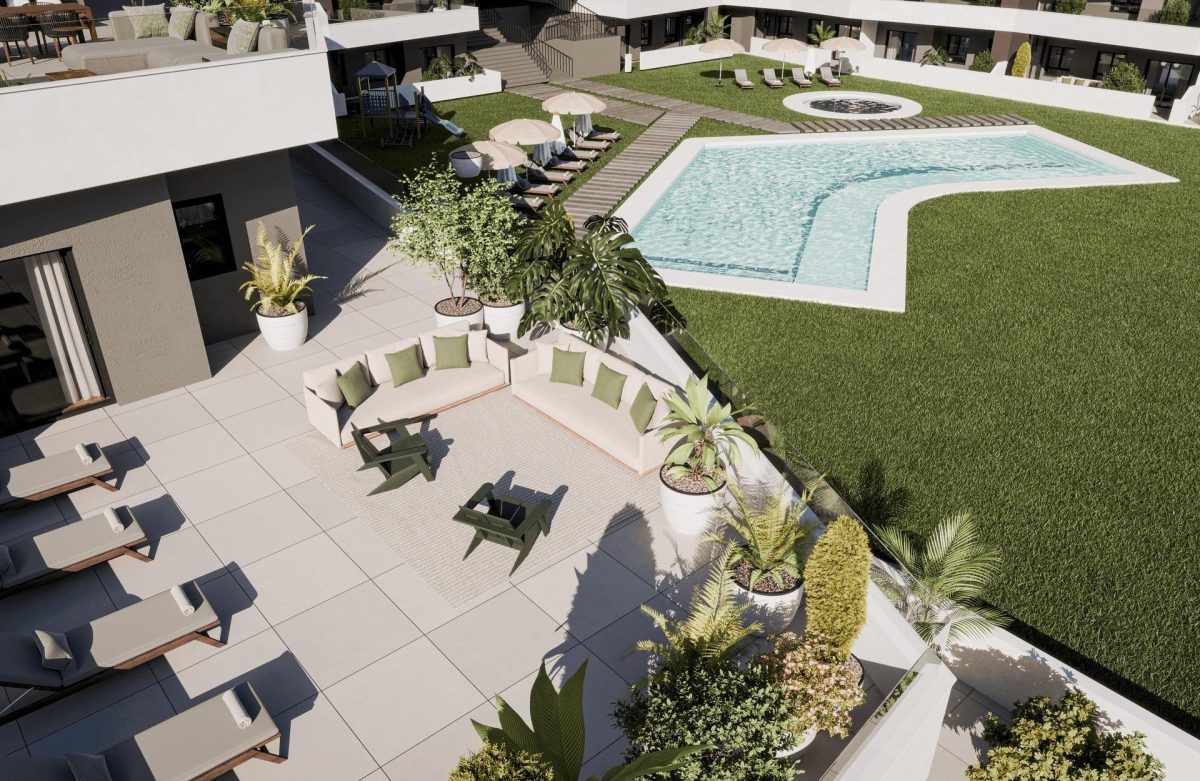 Apartamento en San Miguel de Salinas con Amplias Terrazas y Piscina — Foto 1