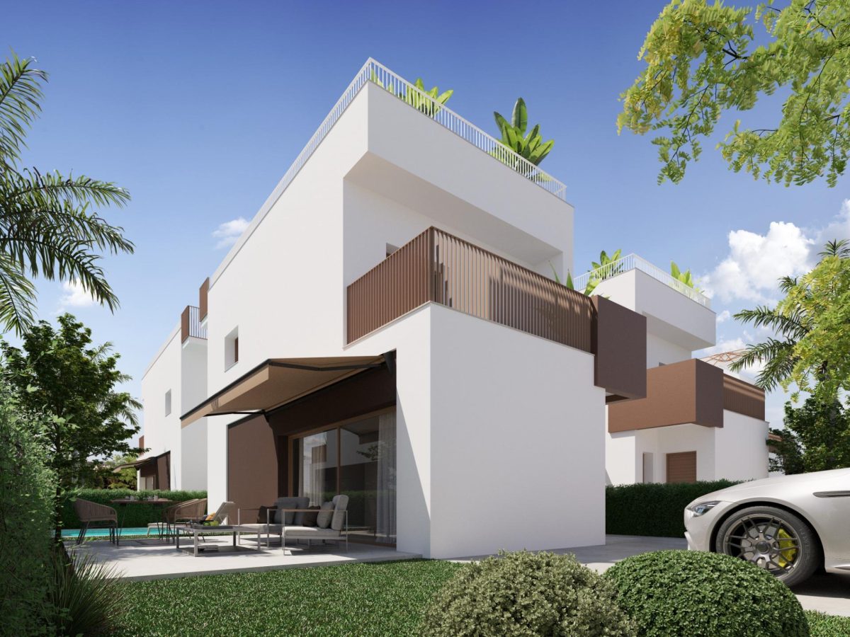 Moderno Adosado Con Gran Terraza Privada en La Marina — Foto 1