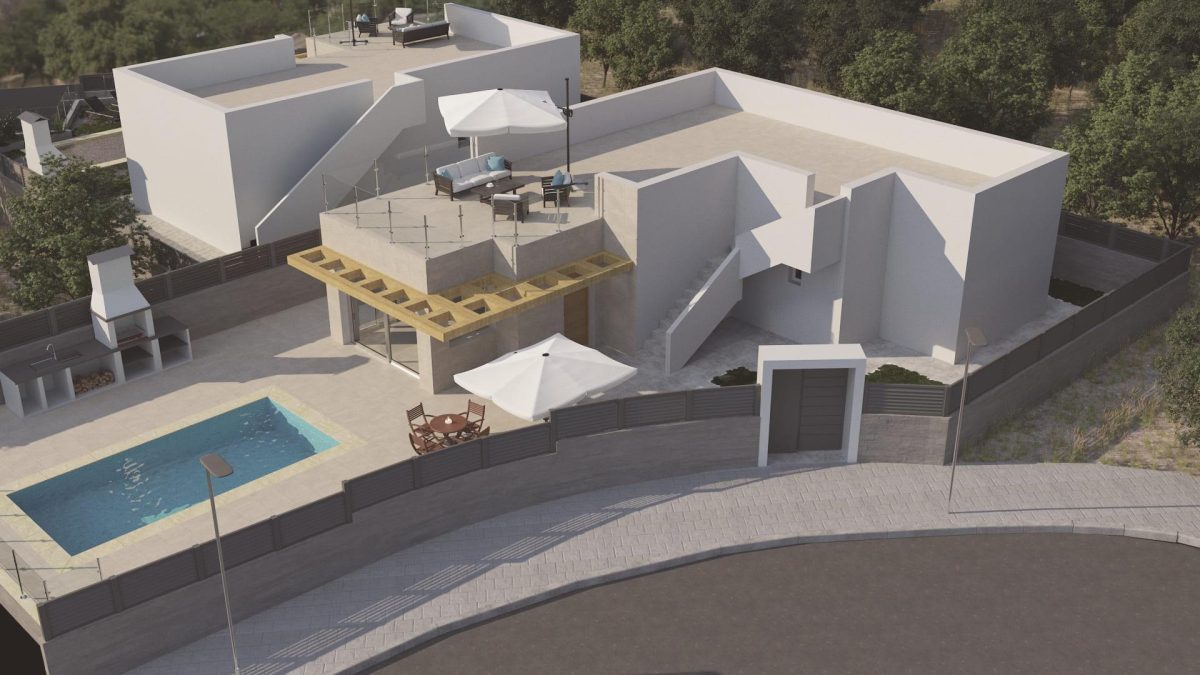 Moderna Villa en Polop con Piscina Privada — Foto 23