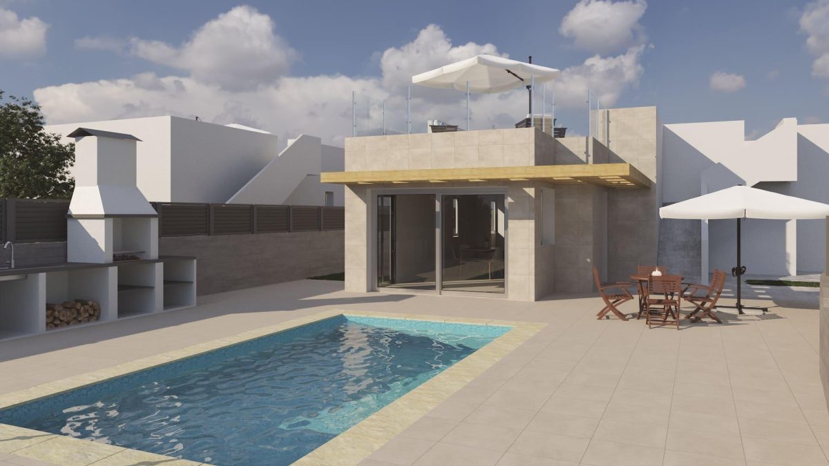 Moderna Villa en Polop con Piscina Privada — Foto 26
