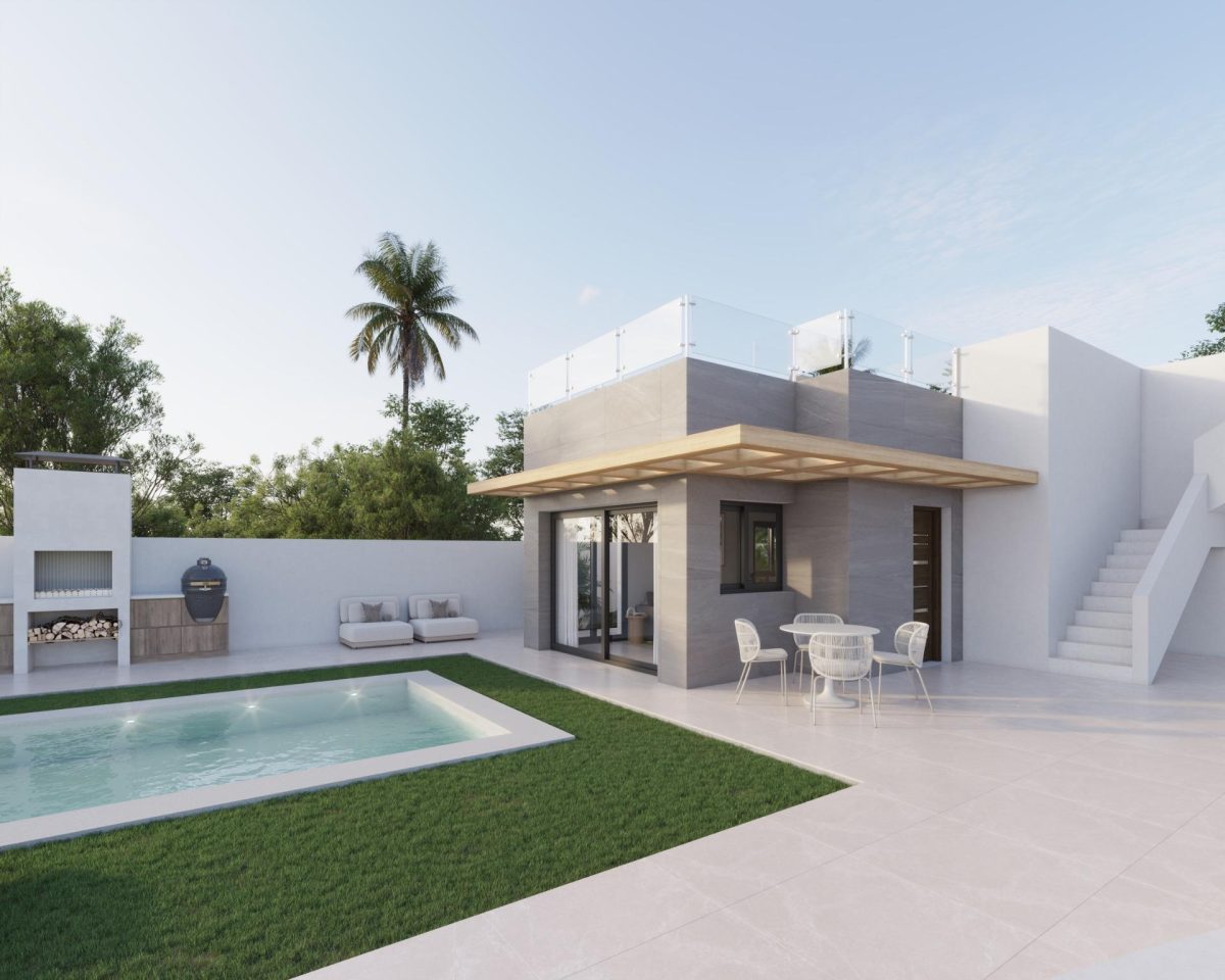 Moderna Villa en Polop con Piscina Privada — Foto 24