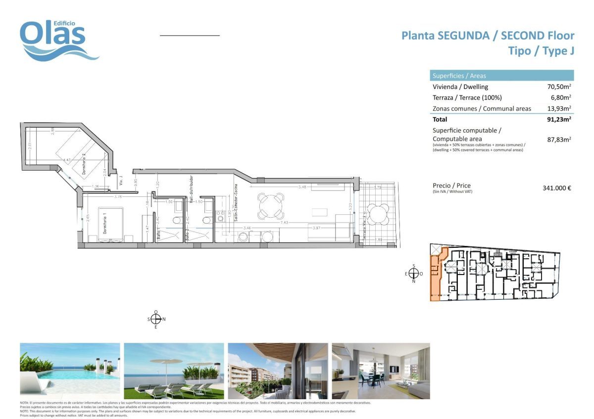 Bonito apartamento en Guardamar del Segura — Foto 5