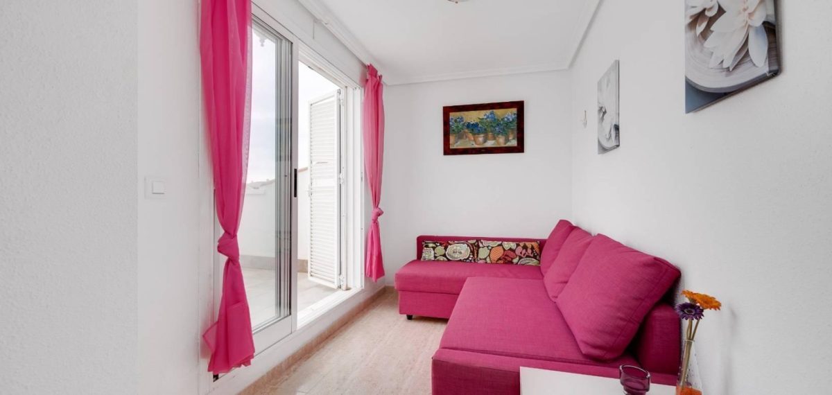 Luminoso apartamento dúplex con terraza y solárium, a 1 km de la playa de La Zenia — Foto 16